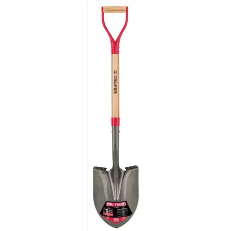 TRUPER Tru-Tough 41 in Steel Round Digging Shovel Wood Handle PRY-E